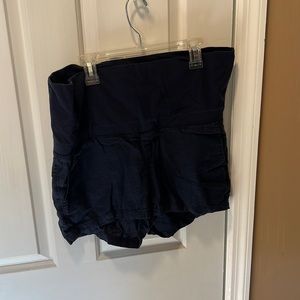 Old navy navy blue maternity shorts
